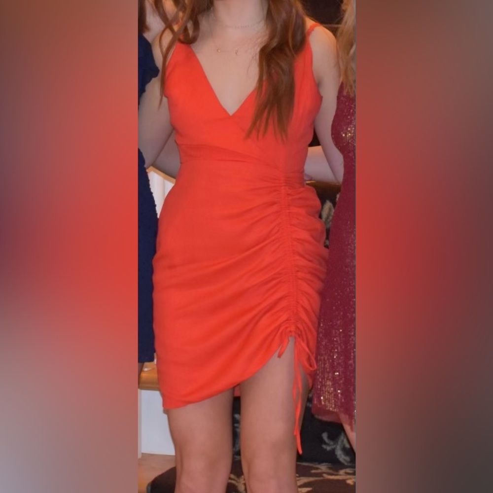 Red mini and beautiful dress!